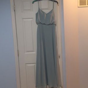 Light blue maxi dress
